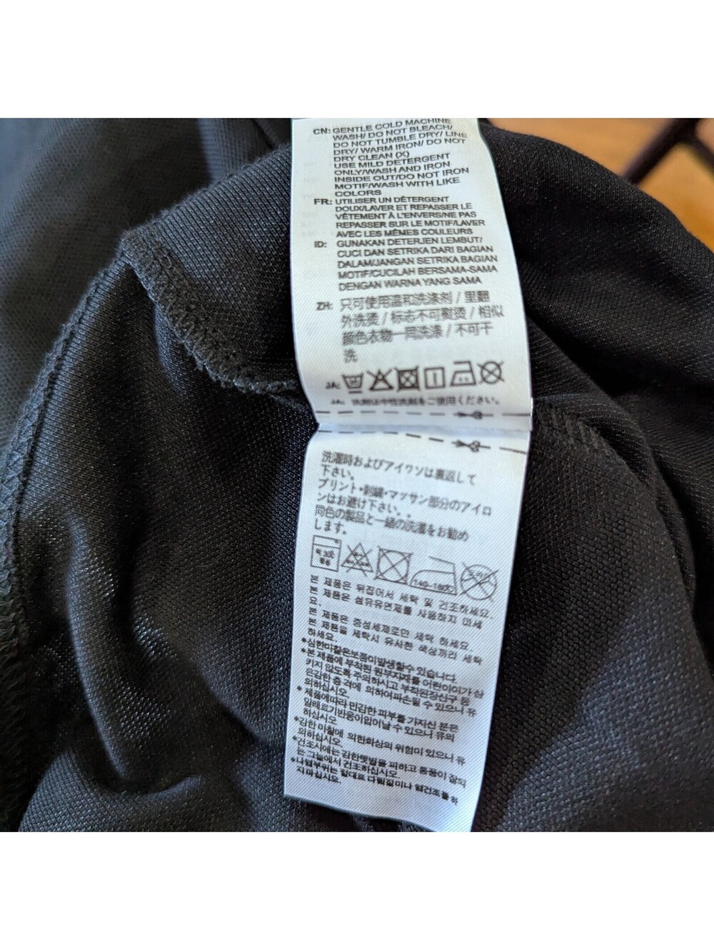 Adidas U Polo Tee Womens S Black White Collegiate Blokecore KW8117 - Picture 8 of 8